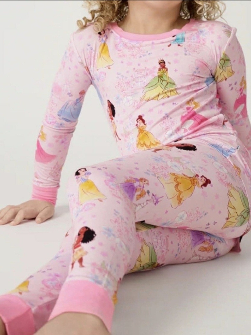 Little Sleepies Princess Garden Long Sleeve Pajamas 5/6 NIB